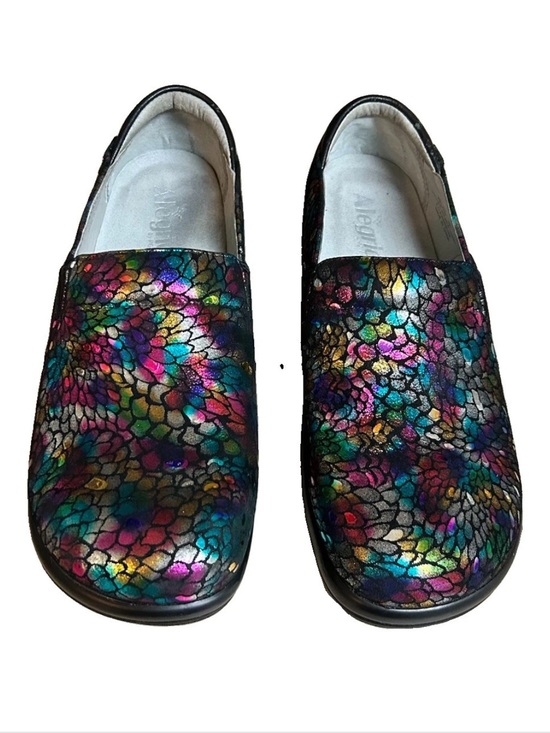 Alegria Shoes - Alegria Shoes Womens Size 9 EU 40 Keli Minnow Rainbow Professional Leather
